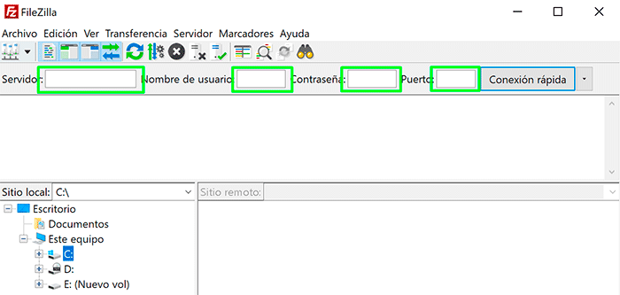 Conexión-con-Filezilla
