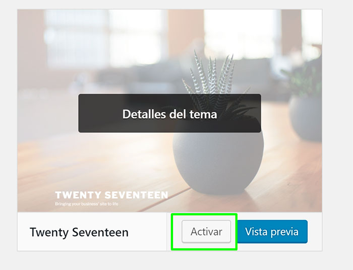 Activar-theme